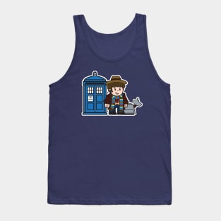 Mitesized 4th Doctor Tank Top